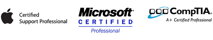 Apple Microsoft CompTIA A+ Certified 